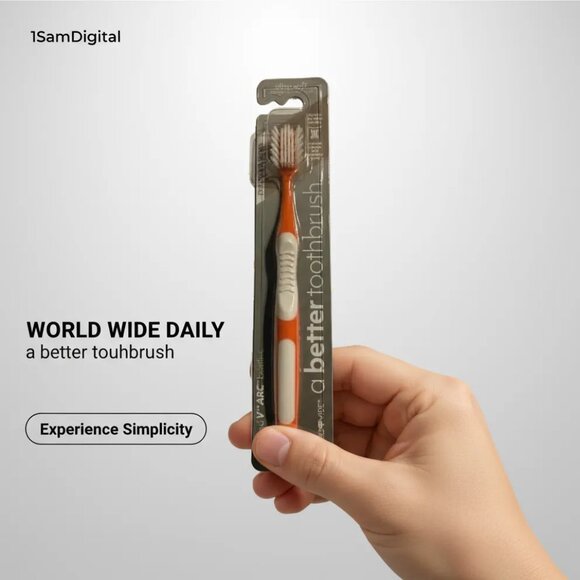 (2Pack) the World Wide Daily Toothbrush, a superior dental care solution. - Picture 9 of 10